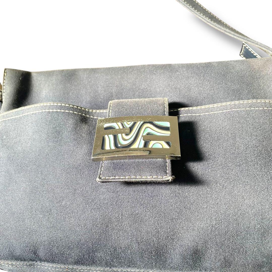 【希少】フェンディ マンマバケット マーブル金具 ワンショルダーバッグ