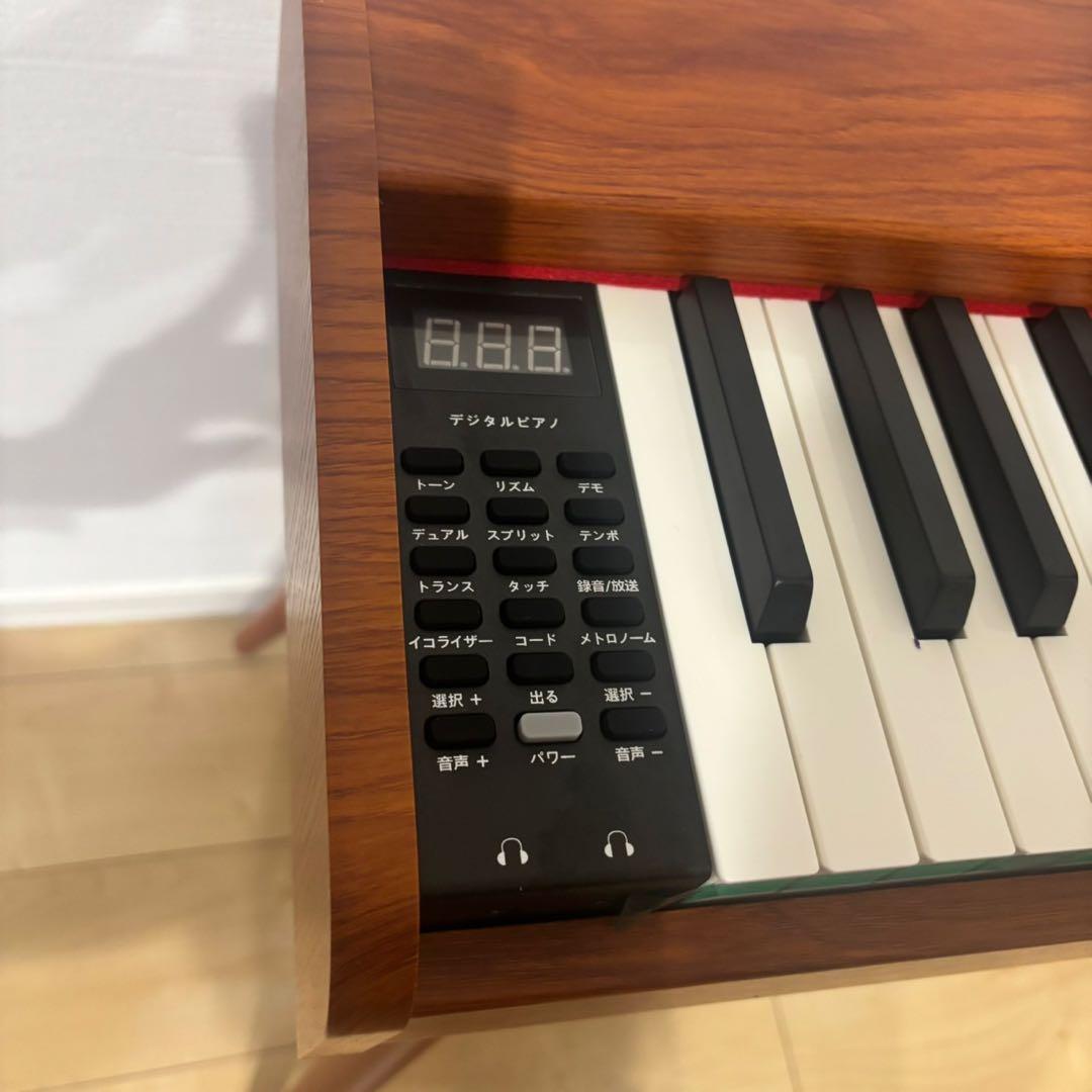 KIMFBAY 電子ピアノ 88鍵盤 ハンマーアクション鍵盤 木製 3本ペダル