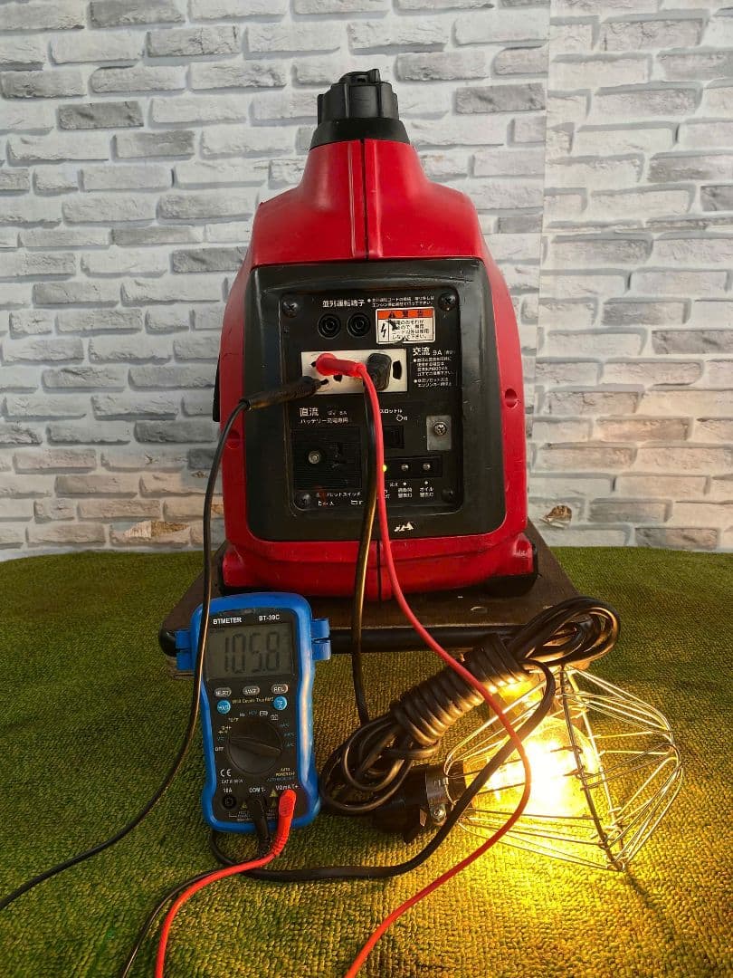 【整備済み】HONDA EU9i 発電機★軽量コンパクト即使用OK (04)