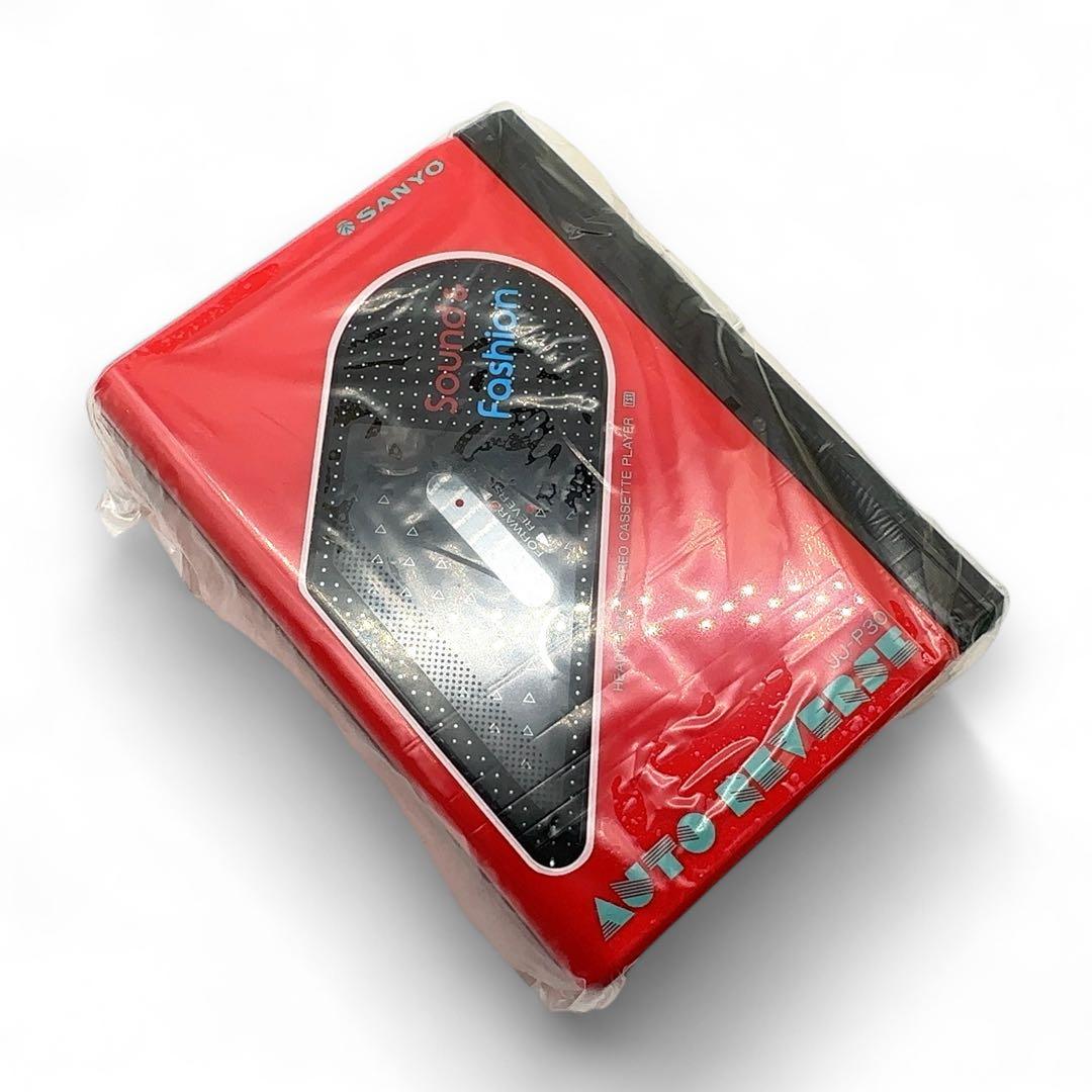 未使用 SANYO サンヨー JJ-P30 ポータブルカセットプレイヤー