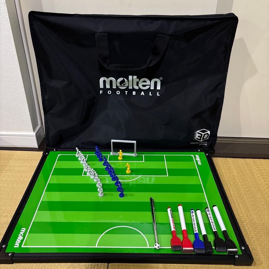 【廃盤品】Molten サッカー用 3D立体作戦盤SF0080 立体付属品完備