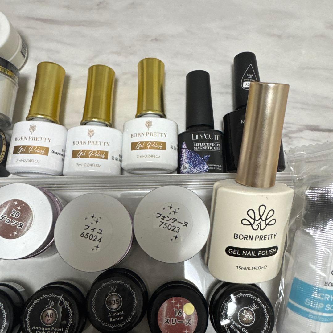 ネイルパフェ ジェル 36色 他 合計50点