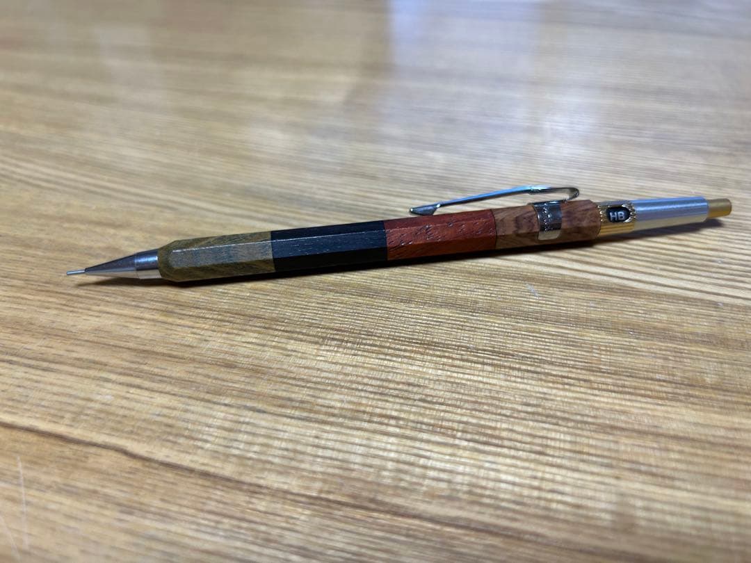 Mijaewood pg5カスタム　寄木のシャープペン　木軸シャープペンシル