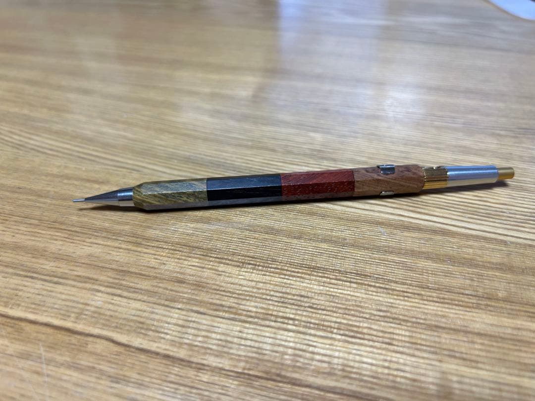 Mijaewood pg5カスタム　寄木のシャープペン　木軸シャープペンシル