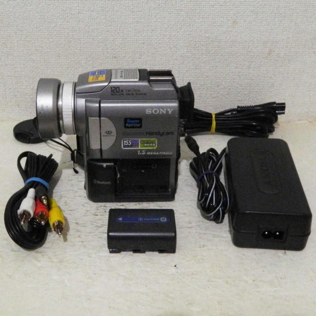 動作品 Sony DCR-PC120 miniDV ビデオカメラ ダビングなどに