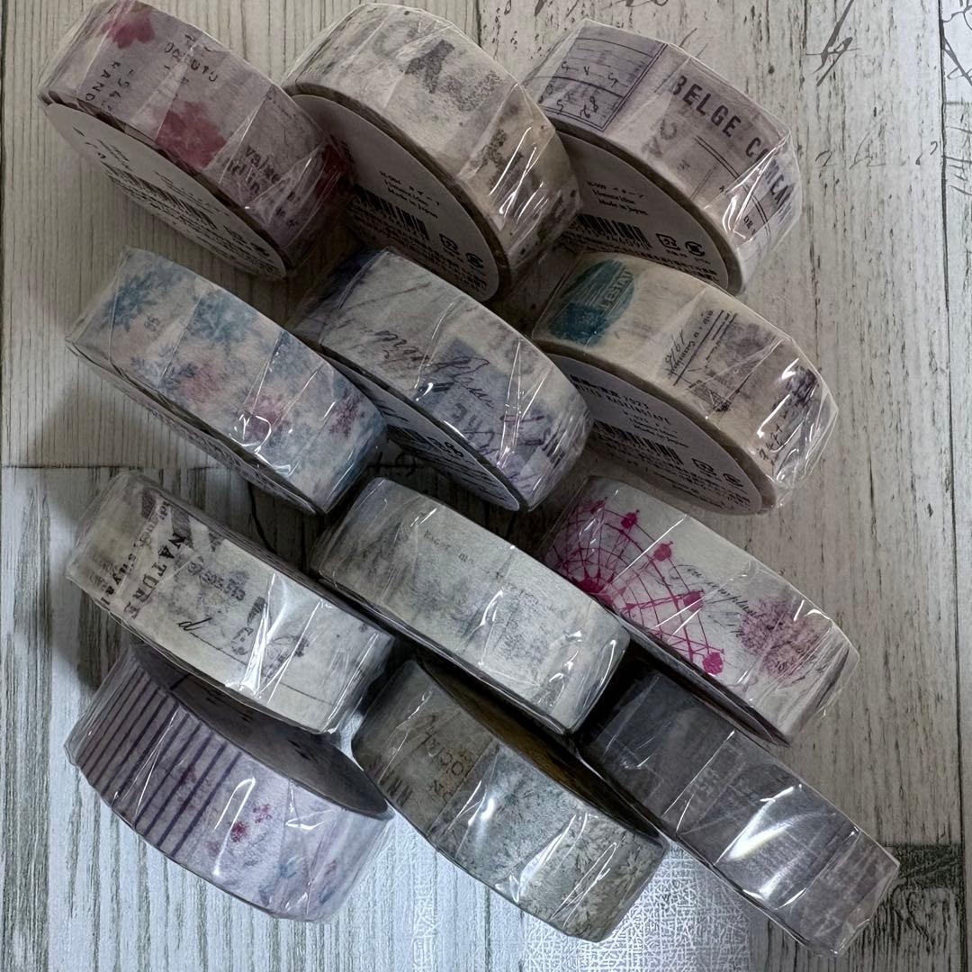 ヨハク ＊ 限定 マスキングテープ 12個セット