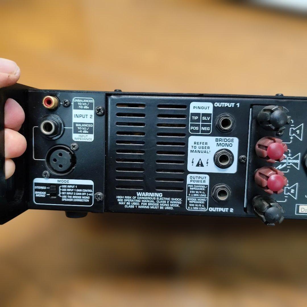 Meomeo Behringer A500 パワーアンプ