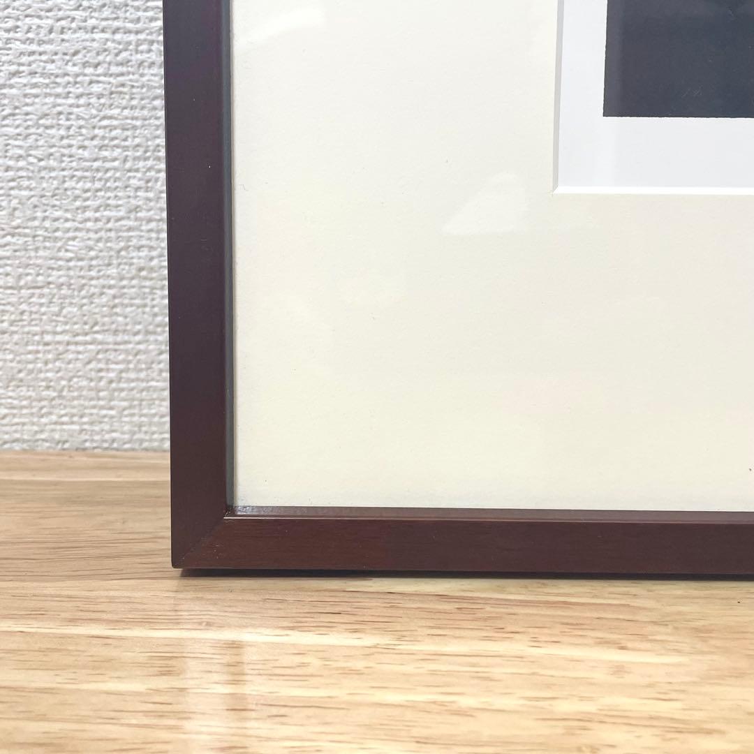 アサバマリエ 「網戸とペキニーズ」 サイン入り ジークレー版画 ジクレー 作家