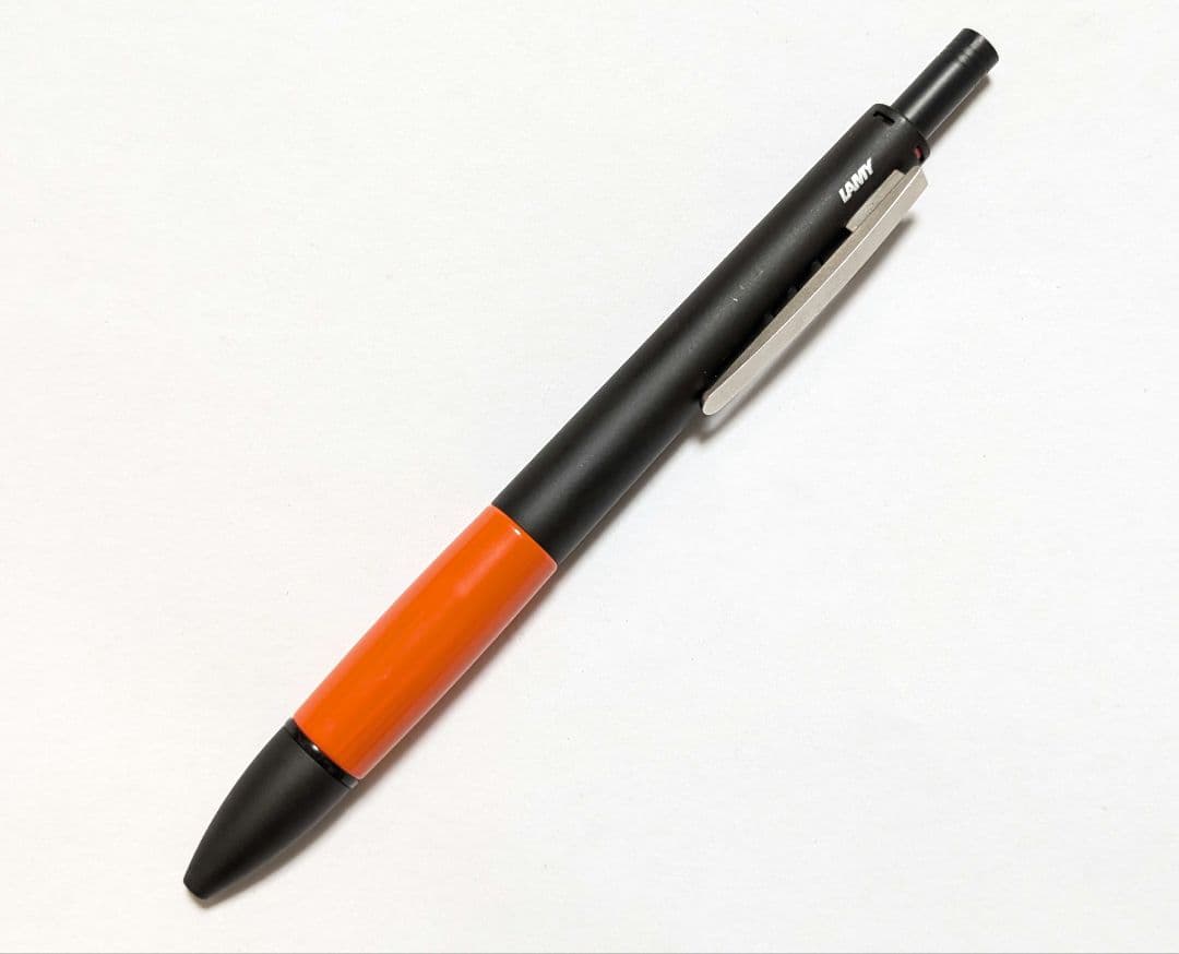 Lamy　4pen　限定色　オレンジ　廃番ボールペン　多機能ペン　振り子式