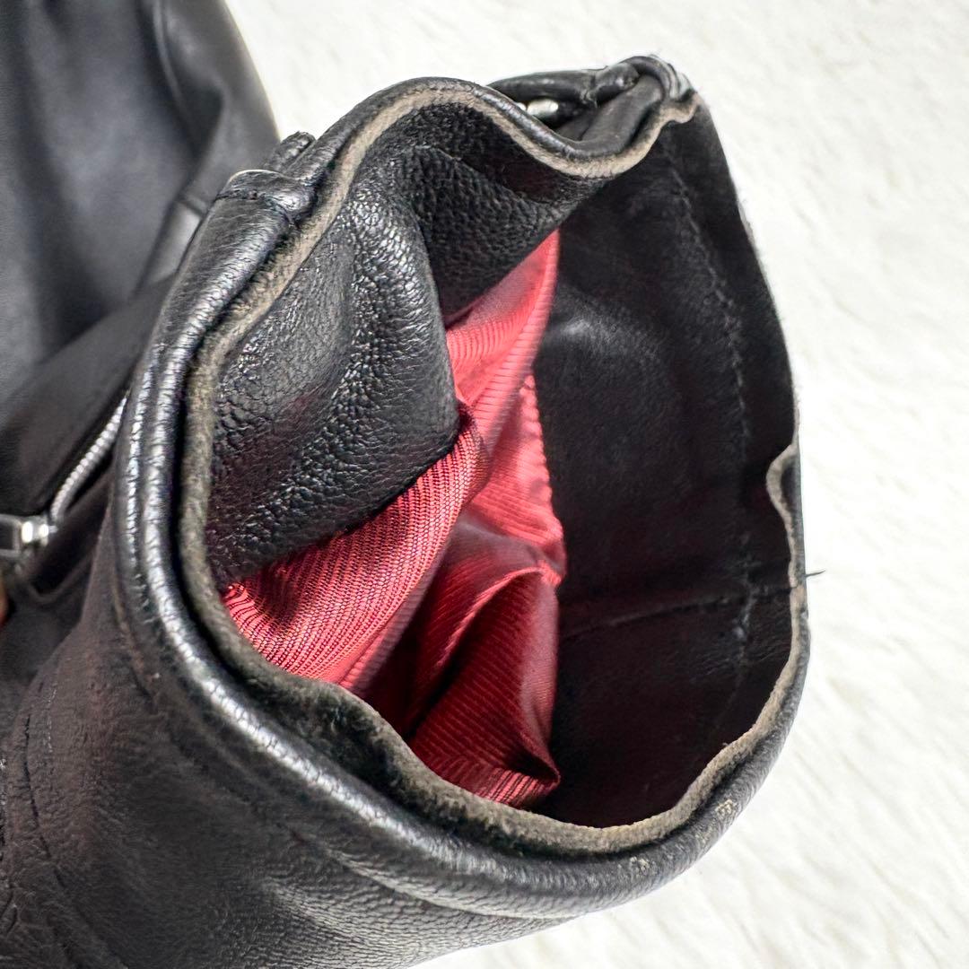 美品　BUFFALO BOBS ライナー付き　ライダース　レザージャケット