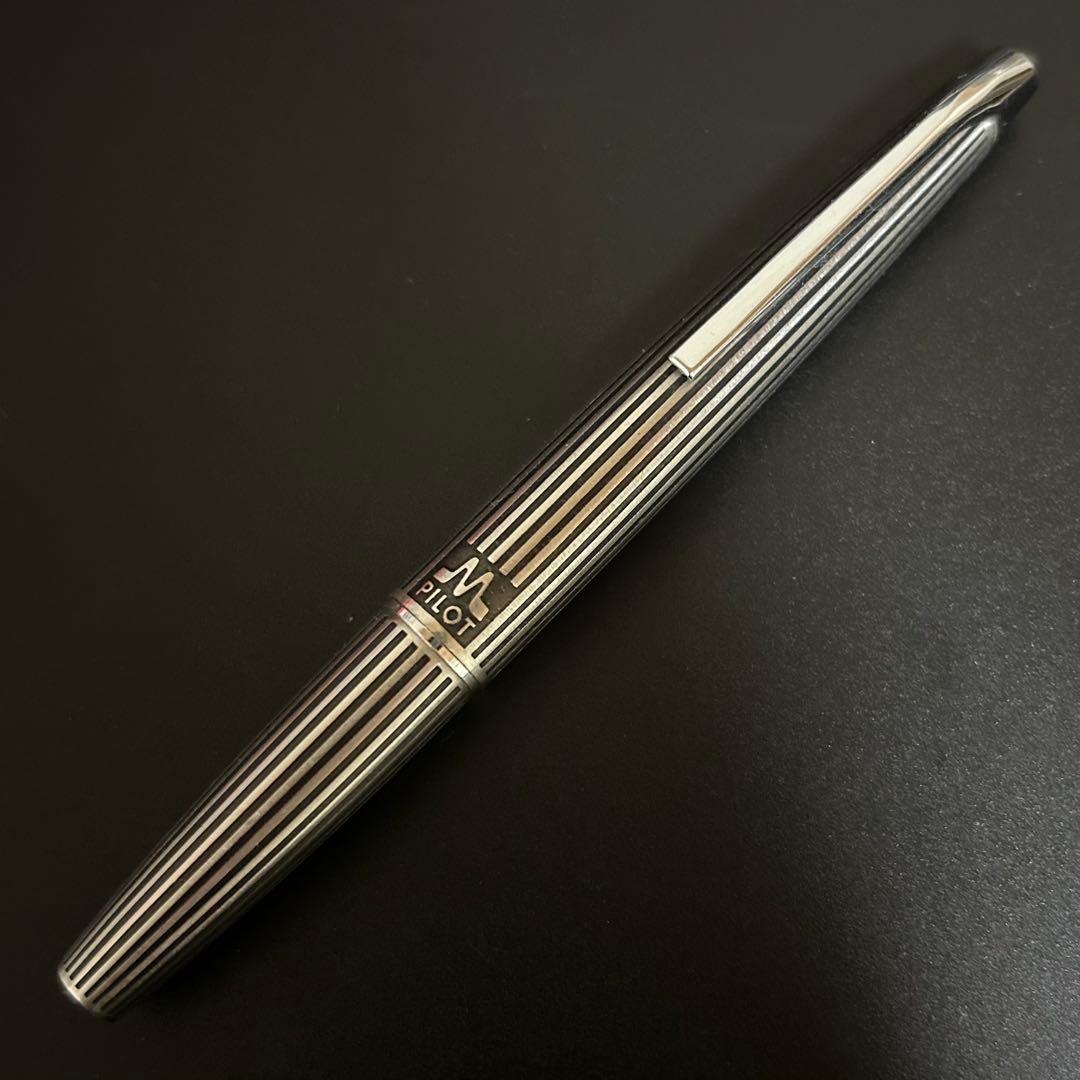 パイロット ミュー ストライプ 一体型 廃盤 廃番 蝕刻 食刻 μ