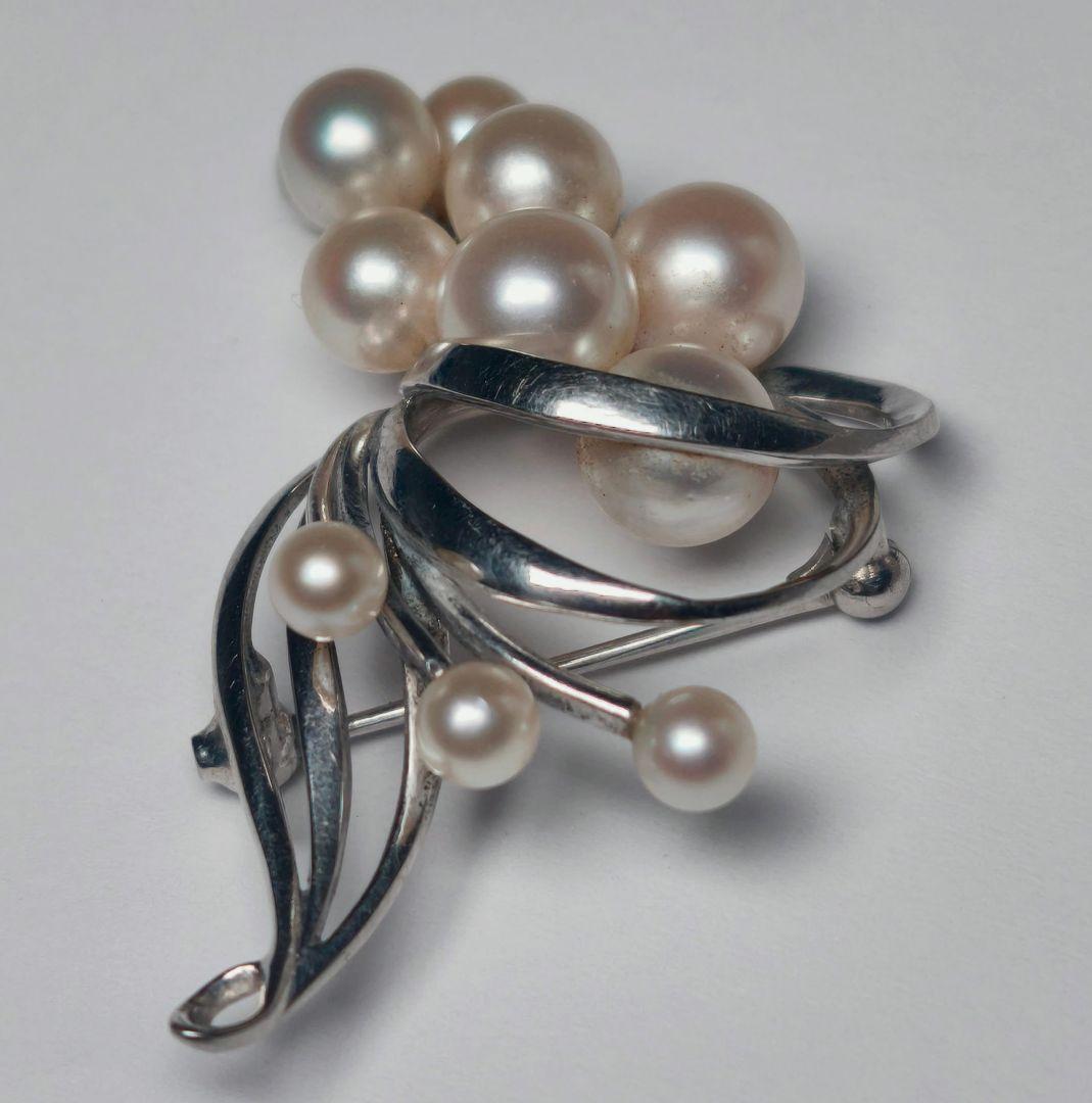 【美品 最高級!!】ミキモト ブローチ パール フォーマル 11珠 皇室御用達