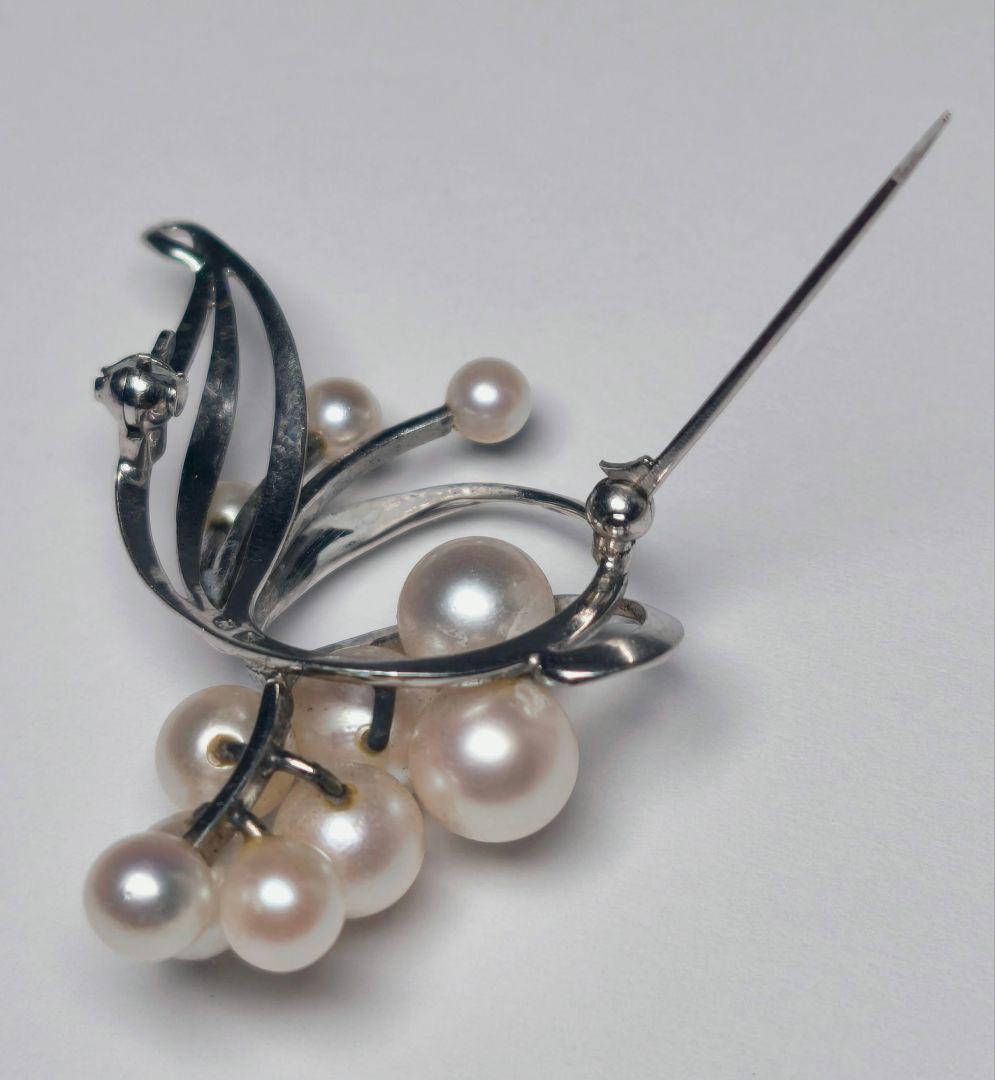 【美品 最高級!!】ミキモト ブローチ パール フォーマル 11珠 皇室御用達