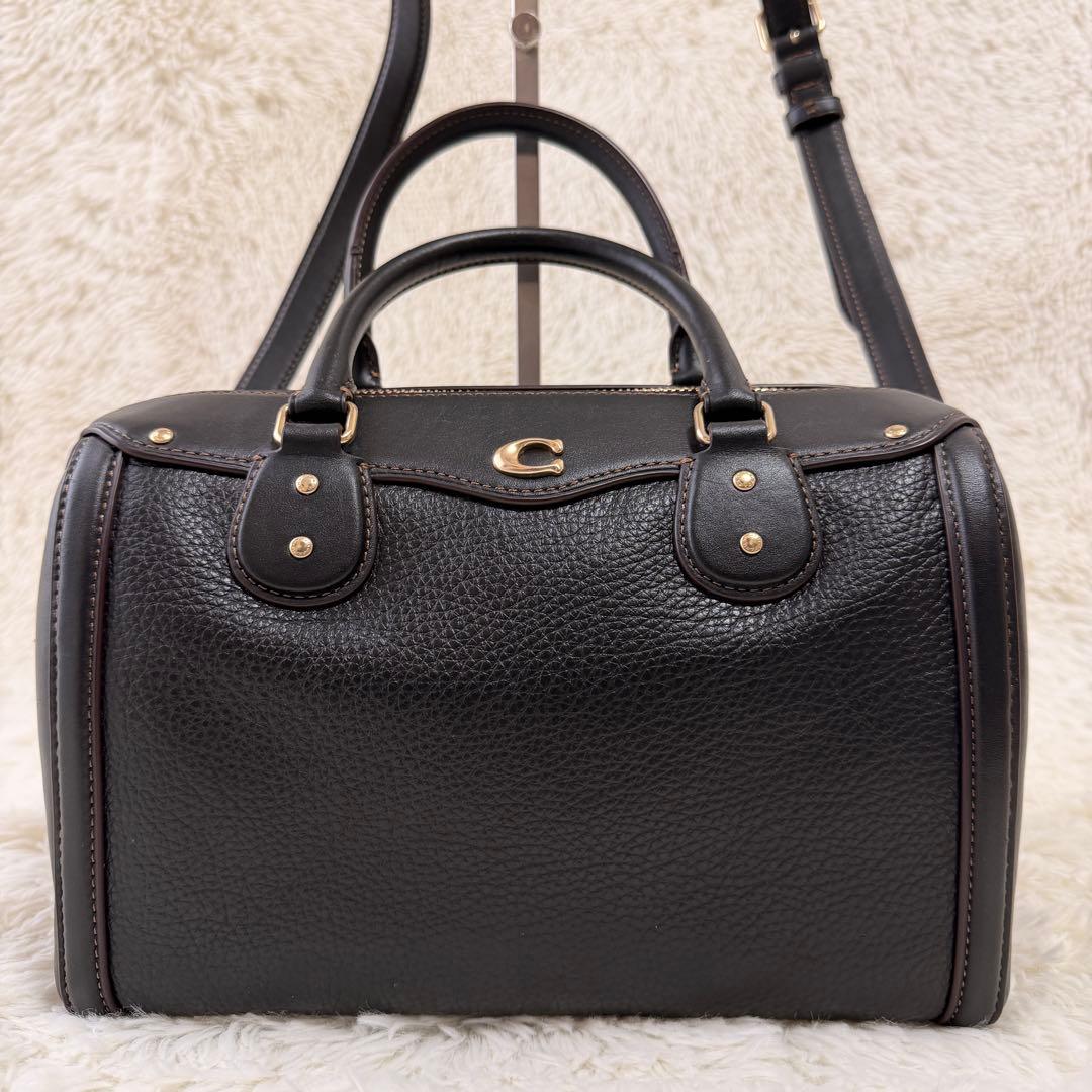 ✨美品 COACHコーチ ショルダーバッグF37862 2way シボ革 レザー