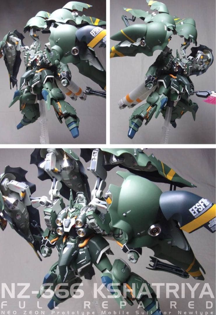 【塗装完成品】HGUC 1/144 NZ-666 クシャトリヤ・フルリペアード