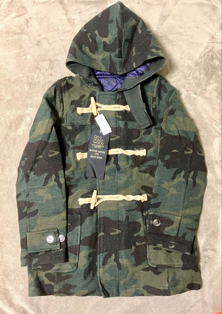 GO TO HOLLYWOOD 　ダッフルコート 迷彩　新品タグ付き