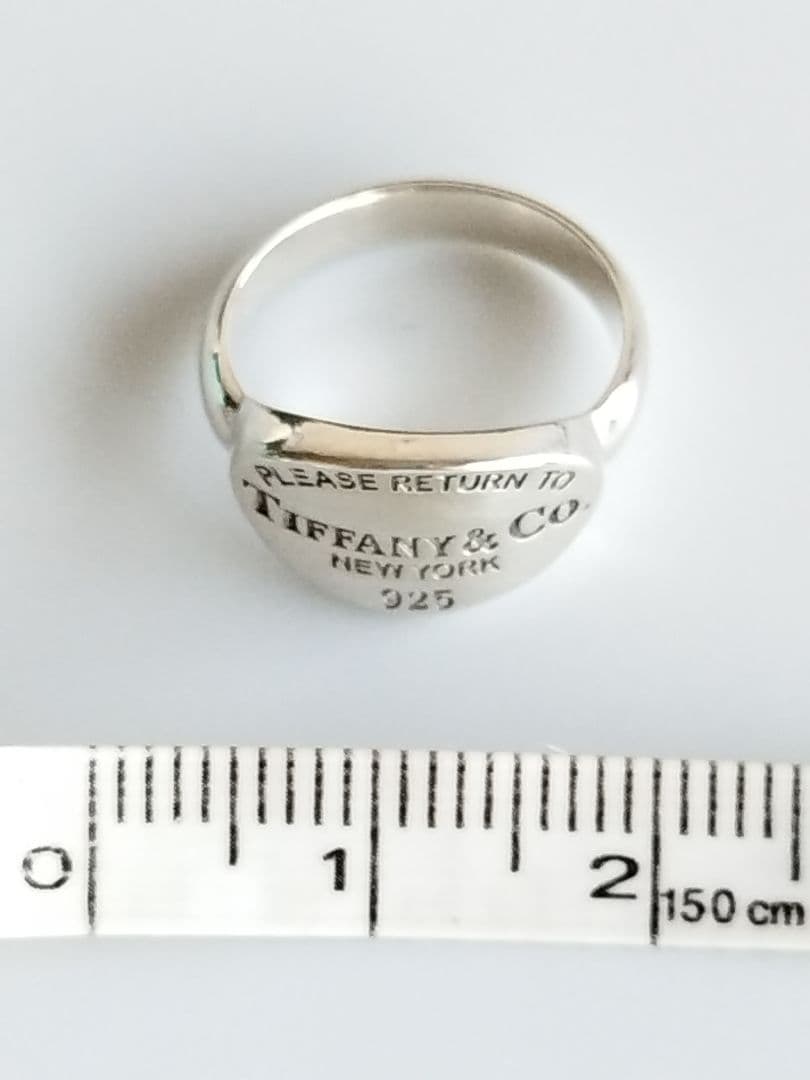 TIFFANY & Co. リターン トゥ オーバル リング 約8.5号