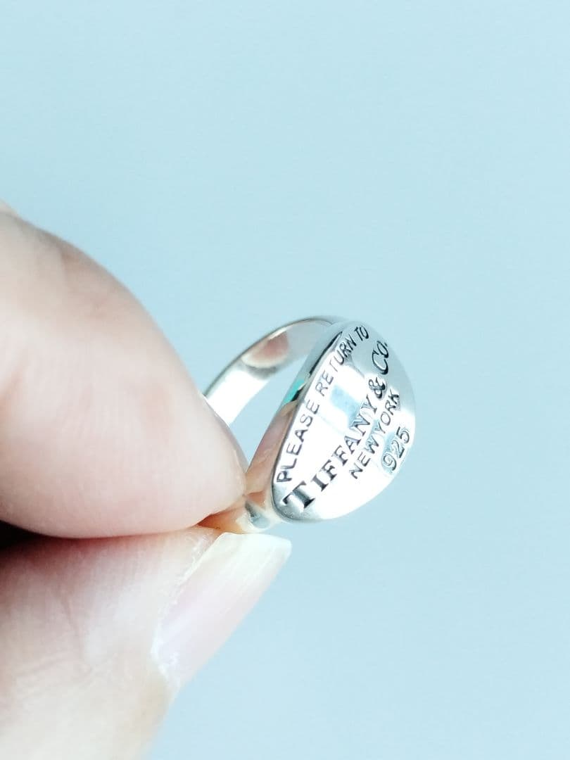 TIFFANY & Co. リターン トゥ オーバル リング 約8.5号