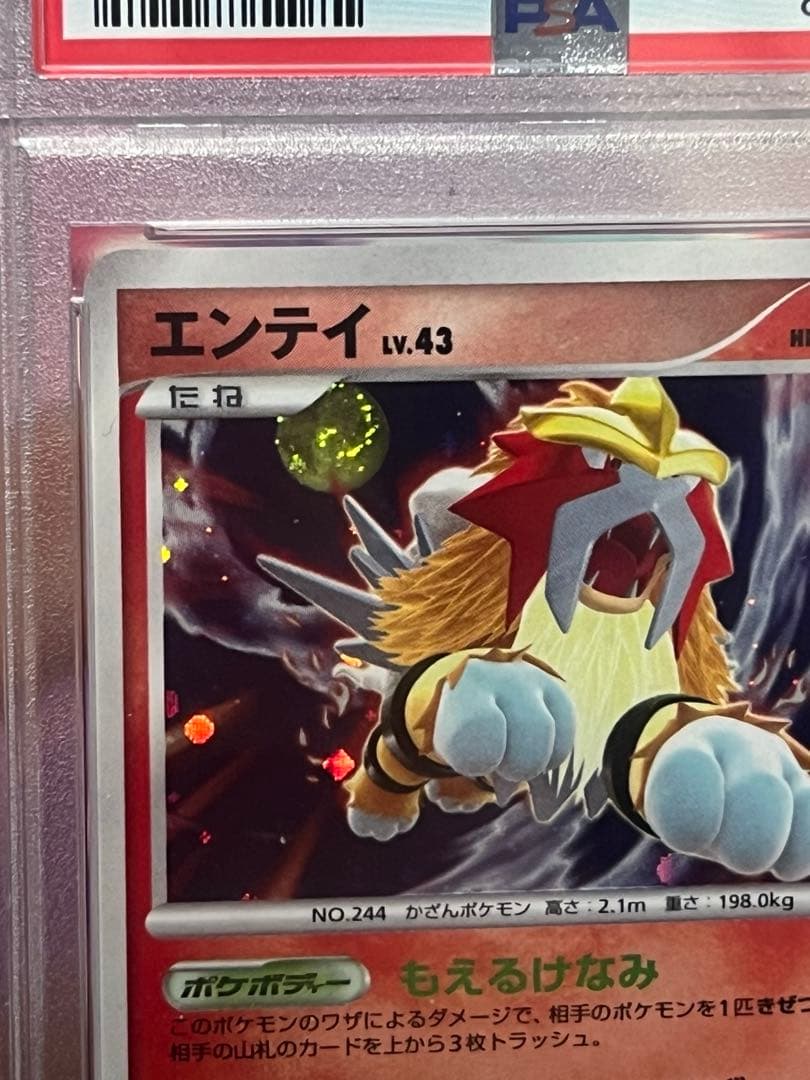 《世界に1枚》　PSA10 エンテイ　満月渦巻き　294 アンリミ　神配置