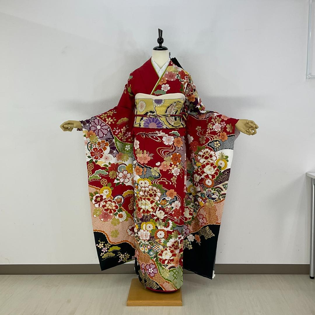 マフィン　【新品オーダーメイド　正絹お振袖他　ショール　保存袋】