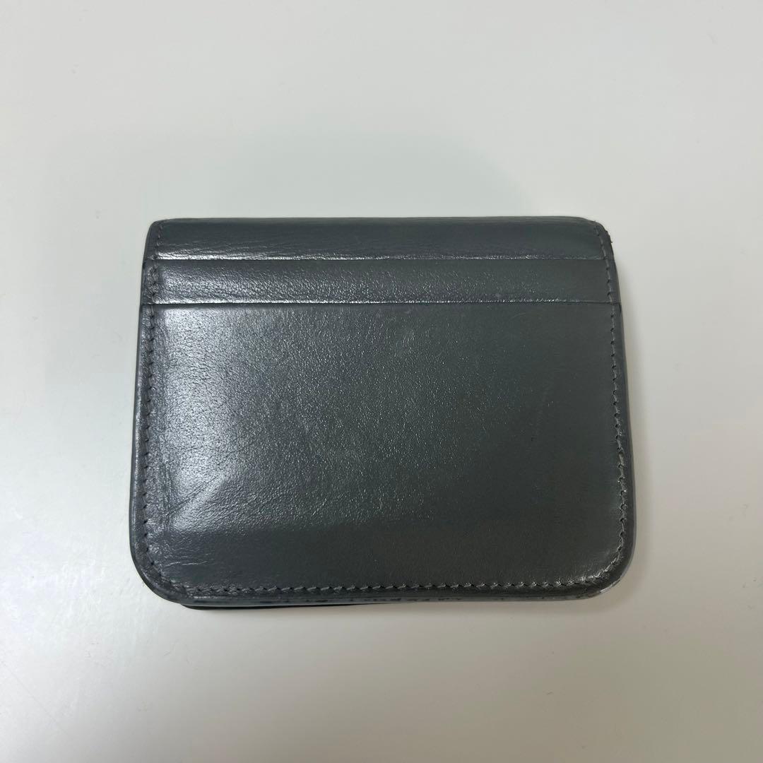 BALENCIAGA エブリデイ 二つ折り財布 レザー シルバー