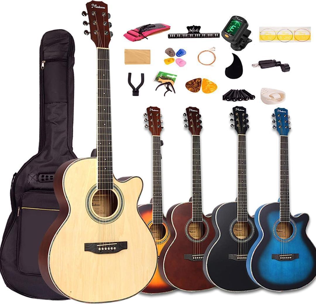 【M2244-140-100】アコースティックギター 初心者16点セット