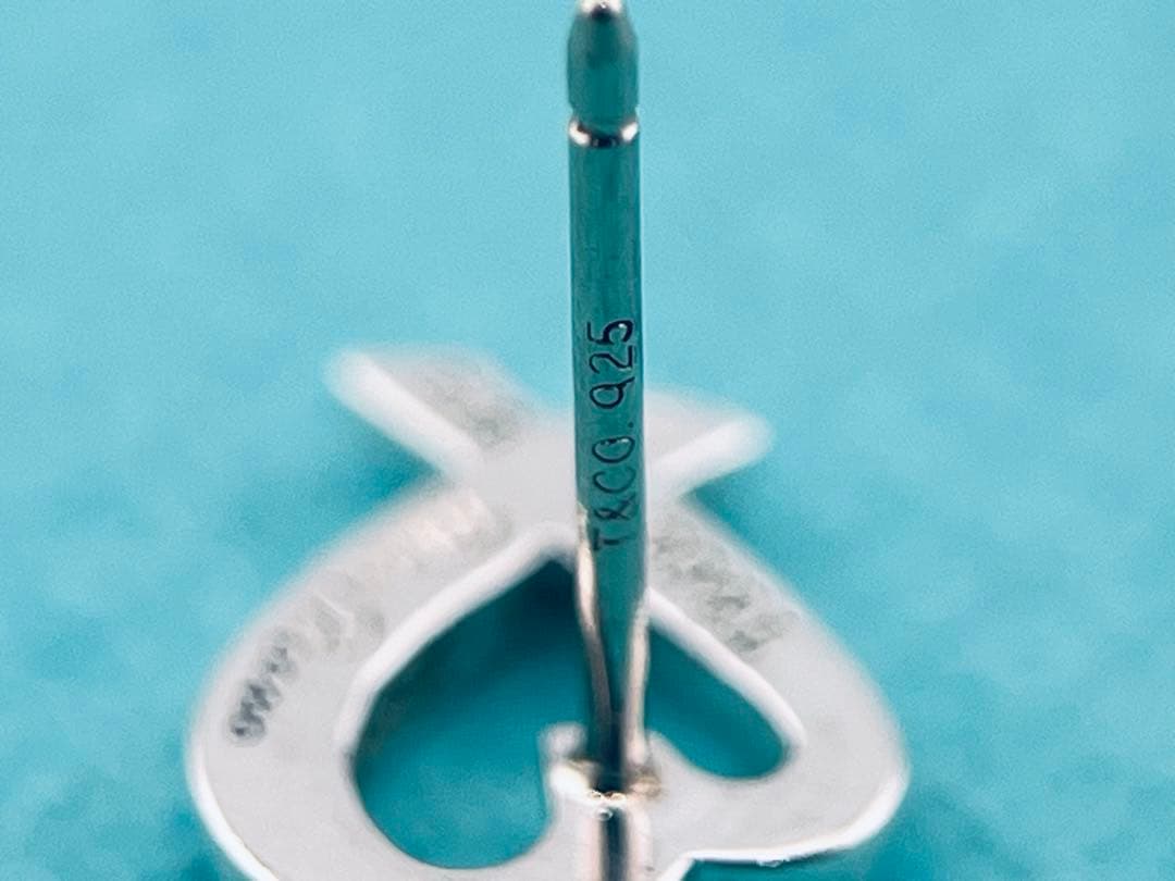 c983 美品　ティファニー　ラビングハート　ピアス　パロマピカソ　925