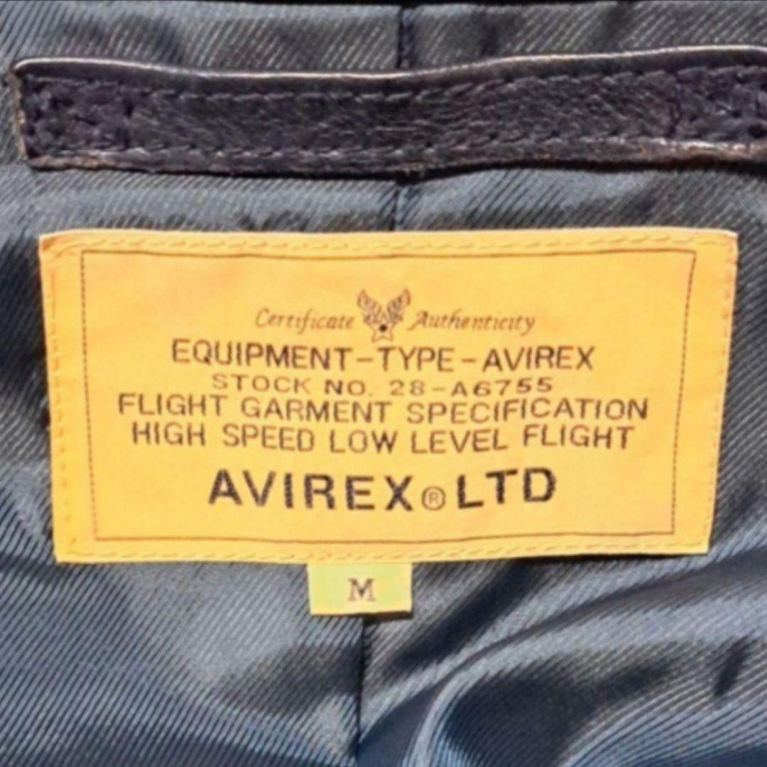 定7万　AVIREX マルチワッペン　ゴートレザー　シングルライダースジャケット
