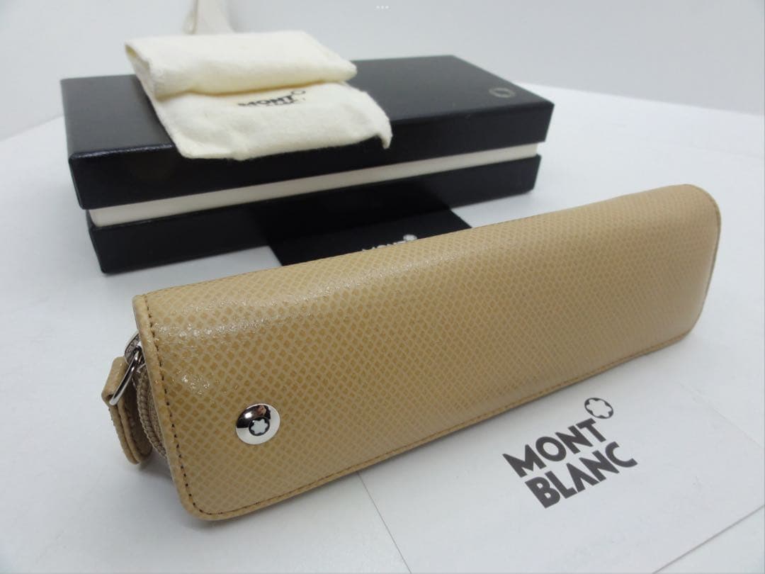 ※未使用保管品★完売！入手困難品ヴェルベット・ベージュ★本革製ボエム★モンブラン