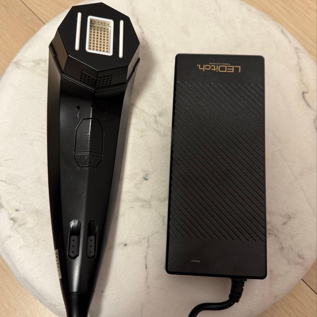 値下げ！　美品 LEDitch レディッチ ブラック 脱毛器 美顔器
