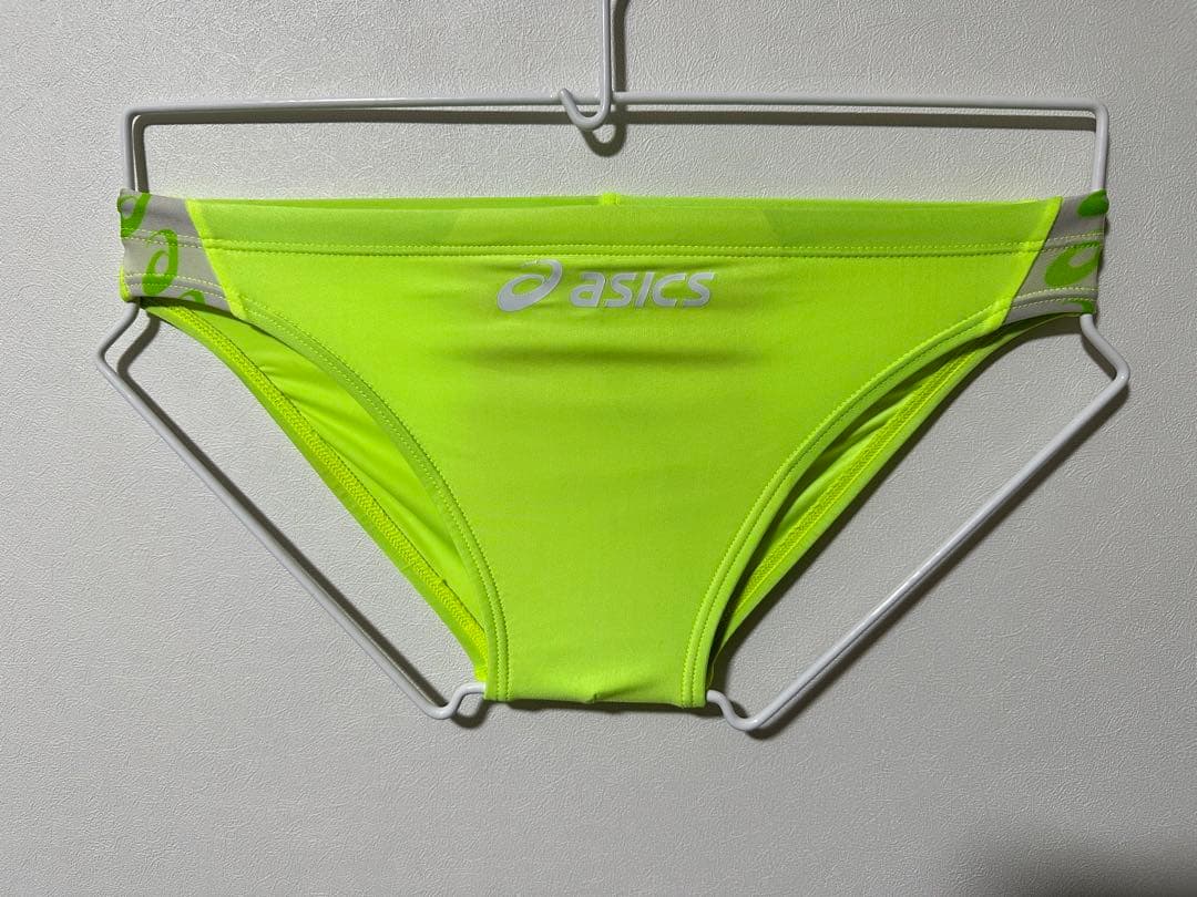 asics 競パン　ハイドロCD　蛍光グリーン SSサイズ　【美品】