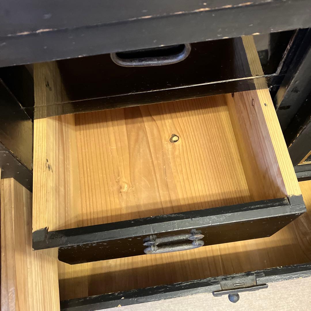 時代箪笥（約幅８８、高８３、奥４５㌢、重３２㌕／説明・写真見直し、写真２０追加）