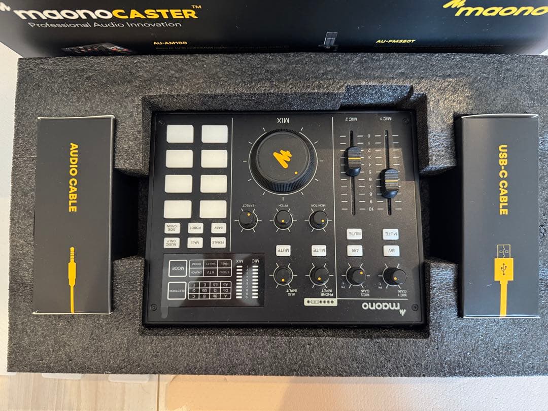 maono AU-AM100 K1 オーディオインターフェースマイクセット