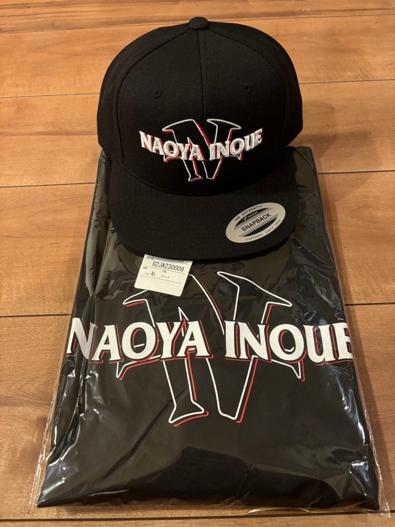 即納 9.14 井上尚弥 後援会 Tシャツ キャップ セット XL 4団体防衛戦