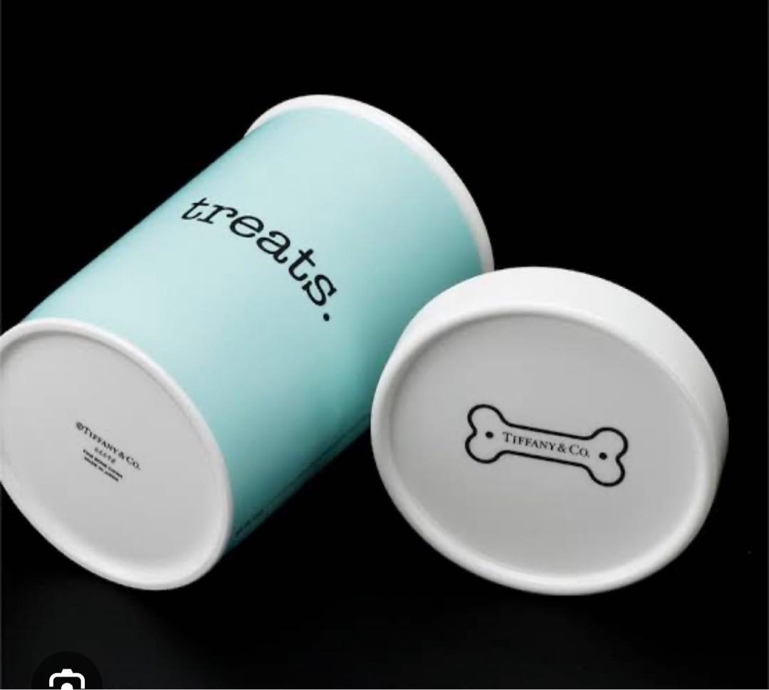 Tiffany & Co. 犬用ボウル おやつ入れ セット