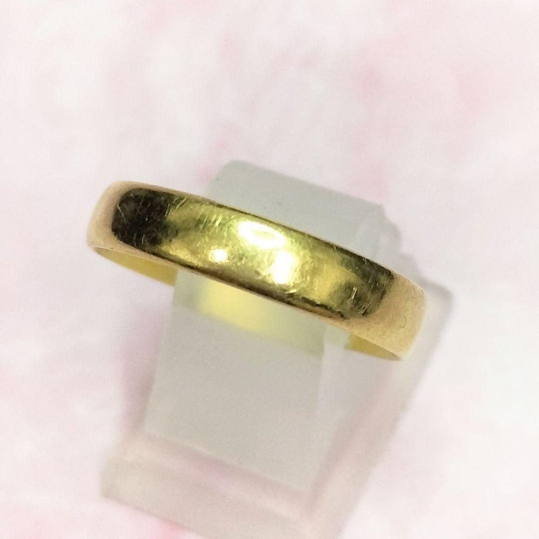 タイムセール♡K18 リング 平打 11号 地金 インデックス レディースリング