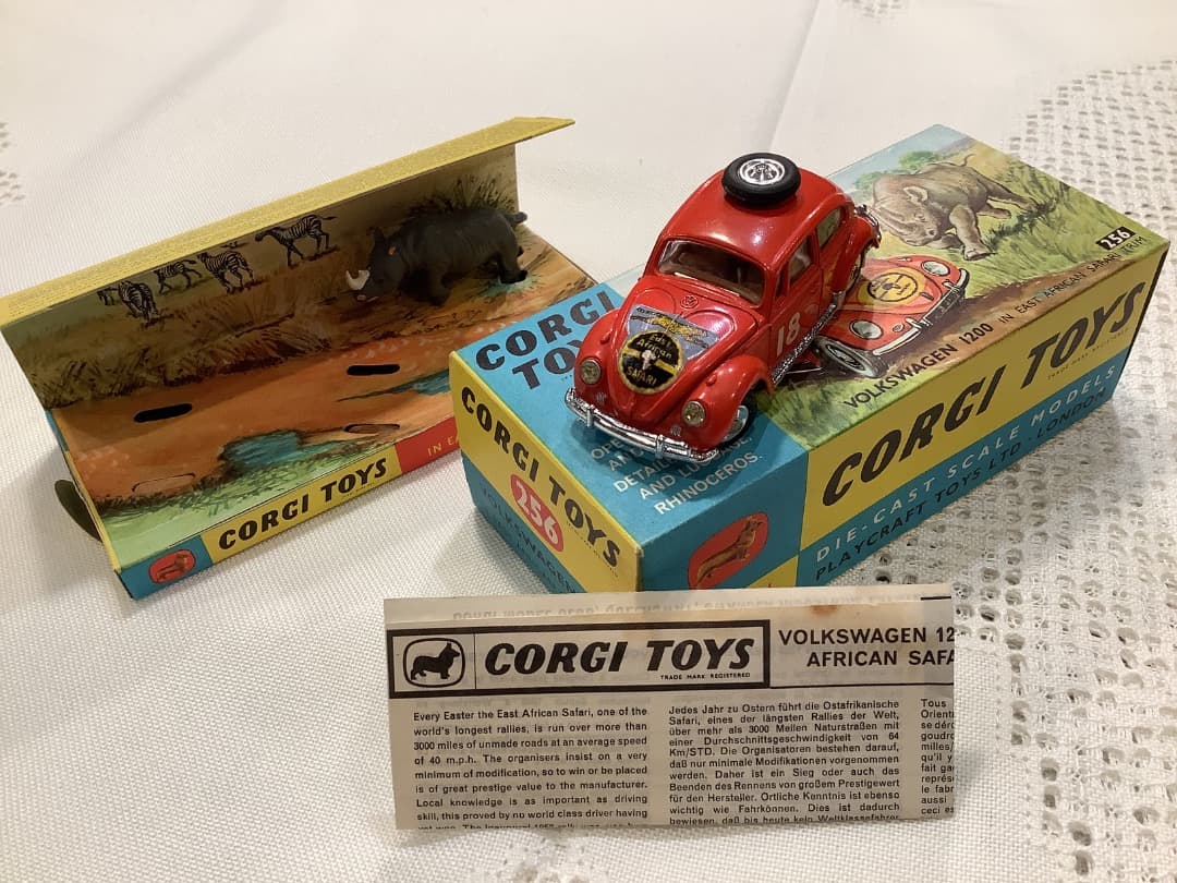 美品レア　オールドコーギートイズ　ワーゲンサファリカー　ミニカー