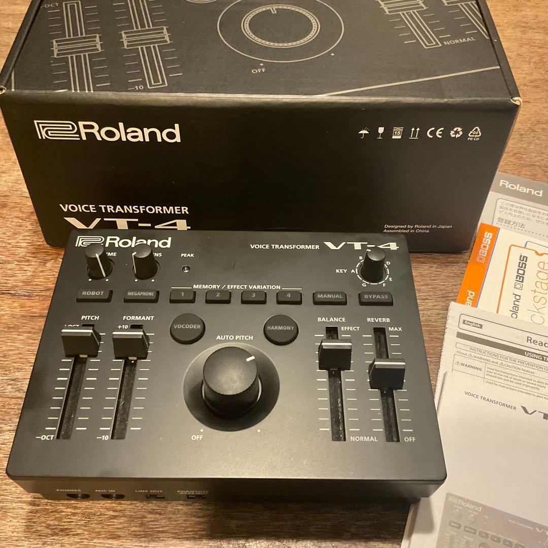 美品！ローランド VT-4 ボイストランスフォーマー ボーカルエフェクター