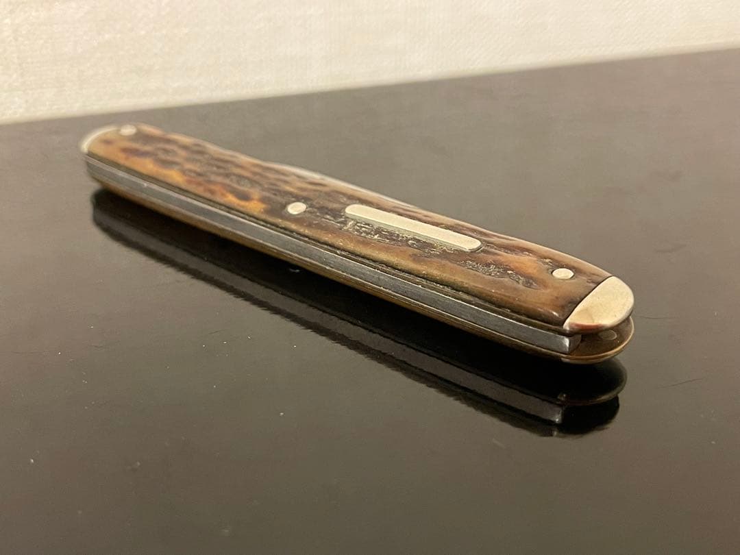 アンティークナイフ　チャレンジ　カトラリー社 イコールエンドナイフ　2枚刃