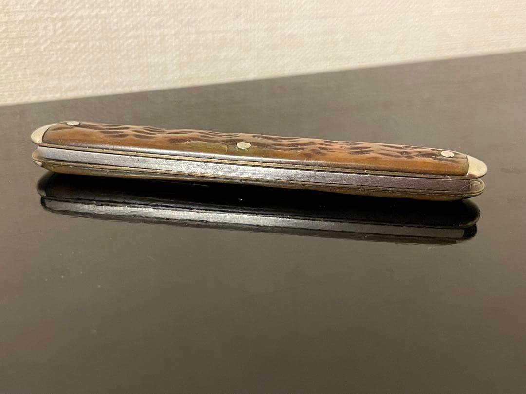 アンティークナイフ　チャレンジ　カトラリー社 イコールエンドナイフ　2枚刃