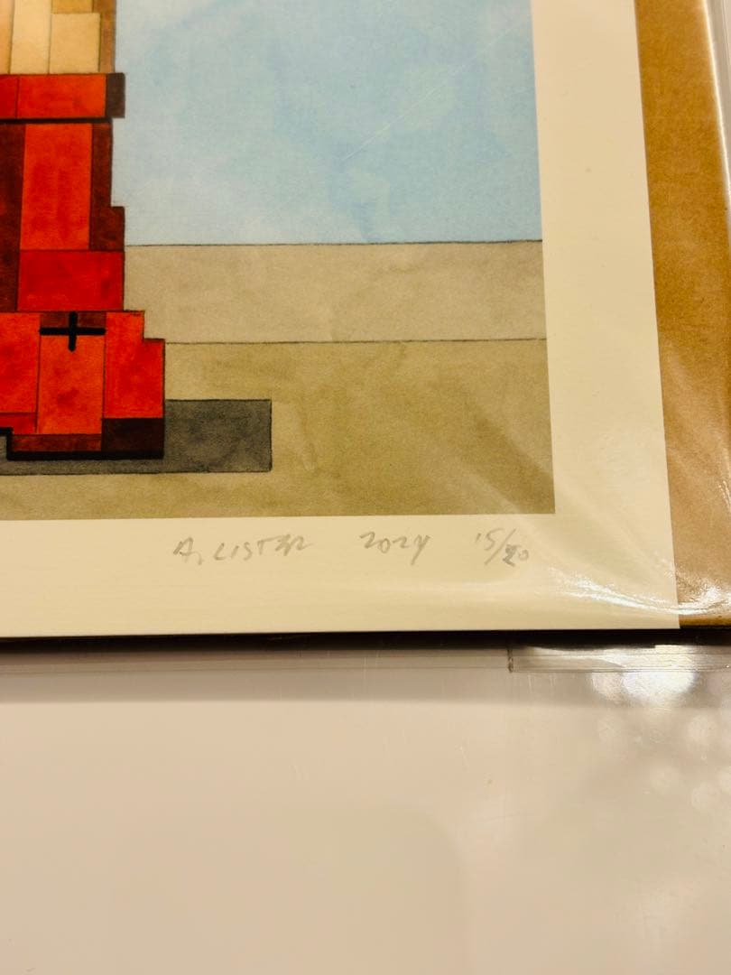 ADAM LISTER アダムリスター　シルクスクリーン　KAWS アトムモデル