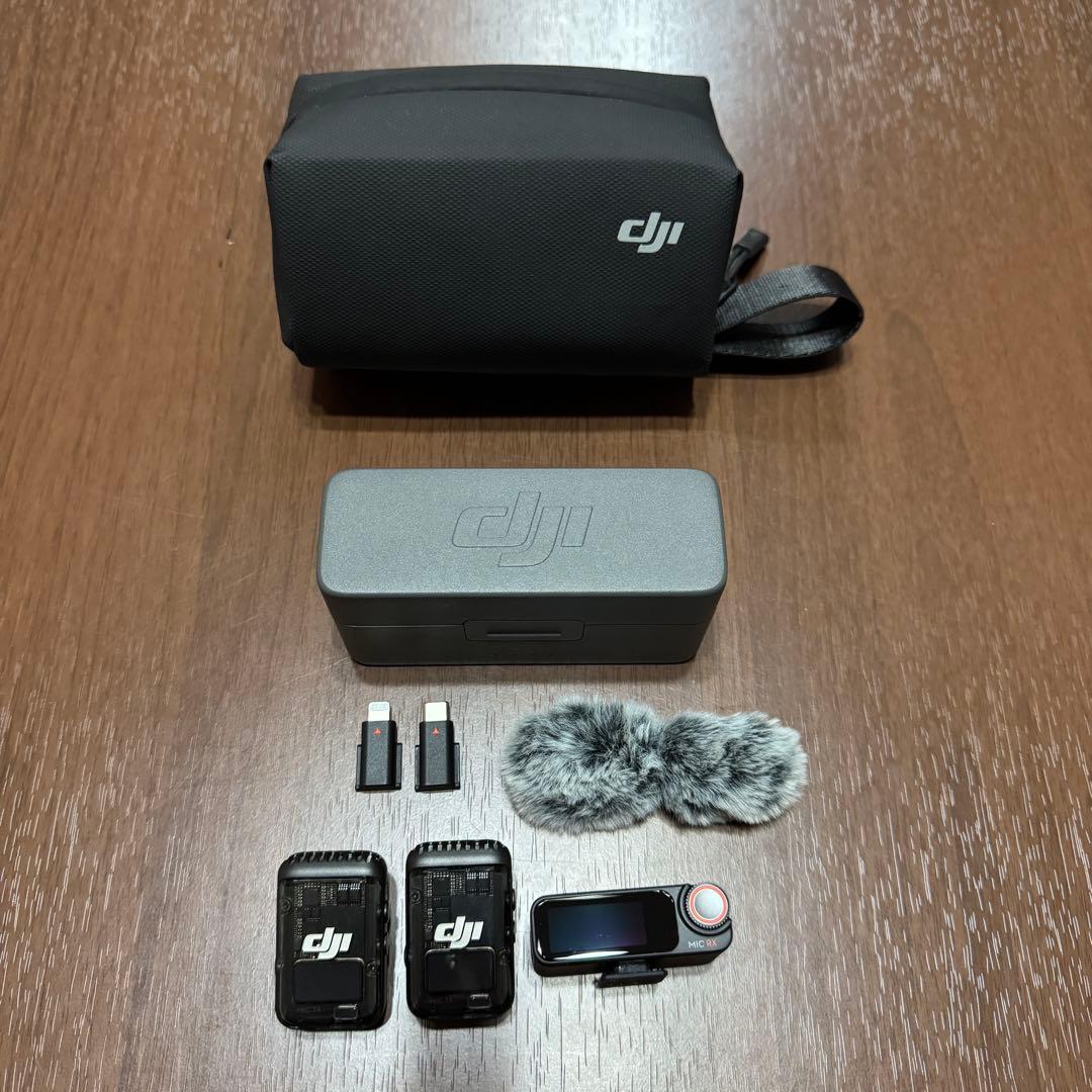 DJI MIC2 ワイヤレス マイク カメラ 撮影 映像