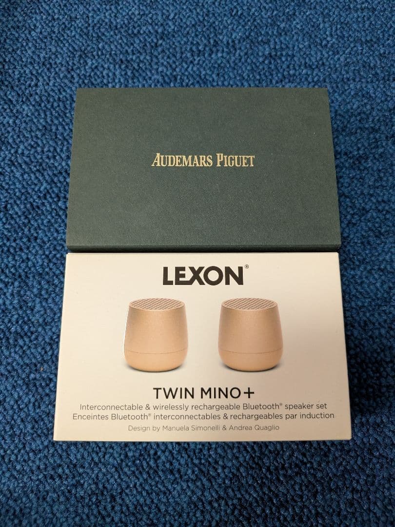 新品未開封！オーデマピゲ LEXON ワイヤレススピーカーTWIN MINO+