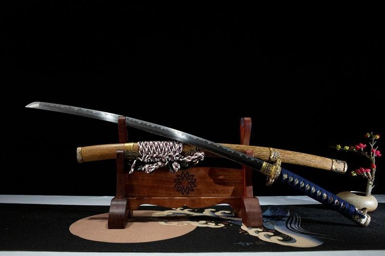 菊紋太刀 日本刀 模造刀 居合刀 武士道 武蔵 鑑賞用 手鍛造打