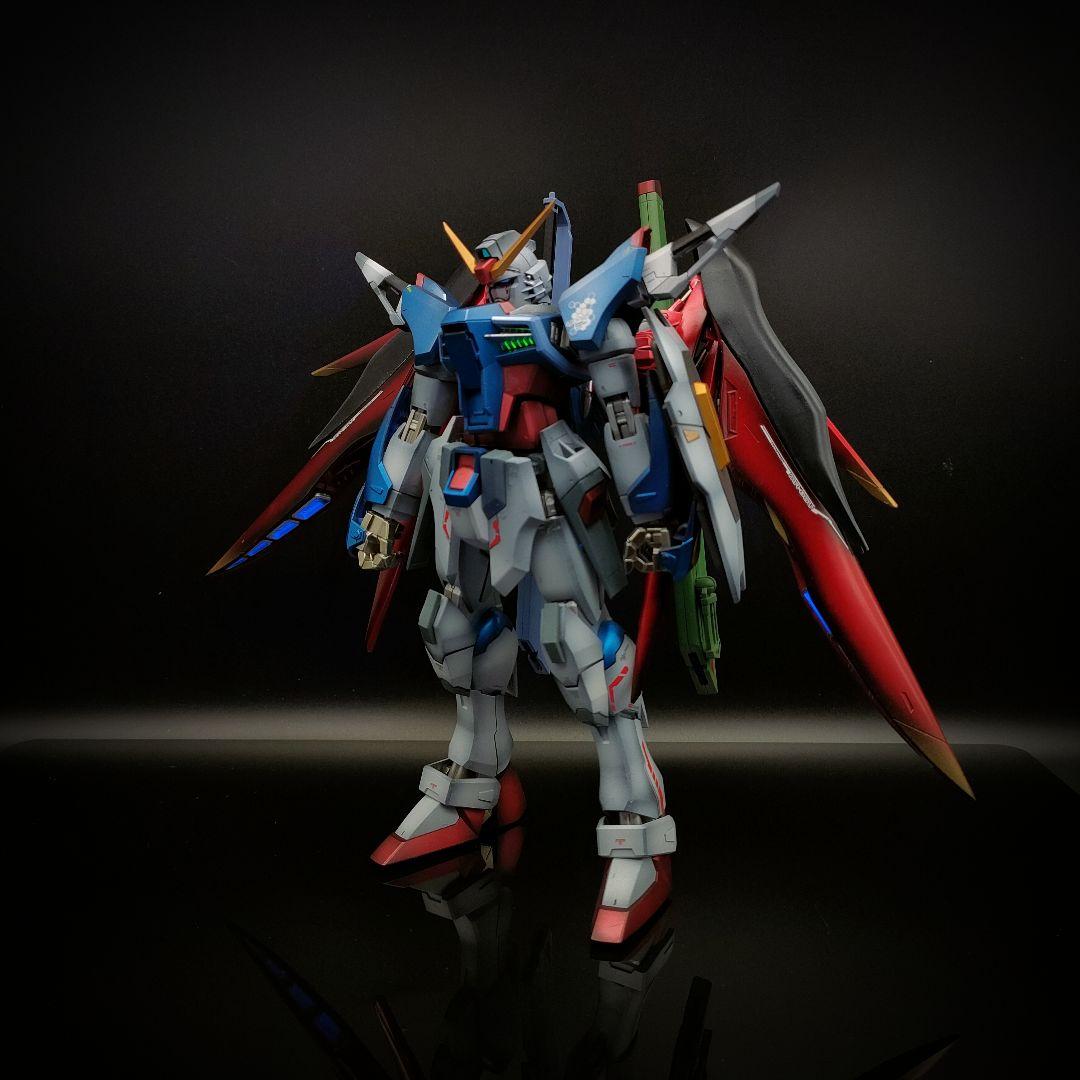 ガンダムSEED DESTINY　デスティニーガンダム　ガンプラMG 塗装完成品