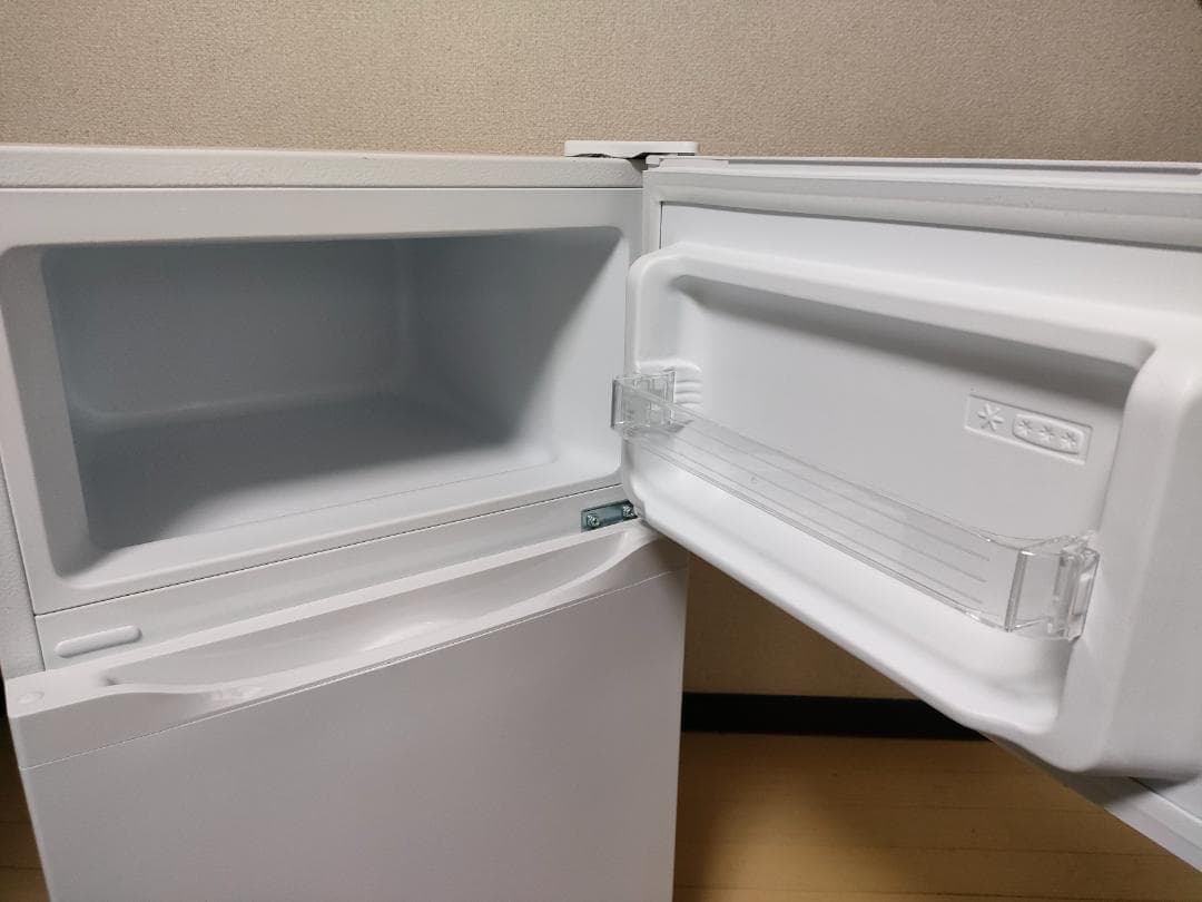 アドアプス 2ドア冷凍・冷蔵庫 LZK-87-WH 87L 2022年製