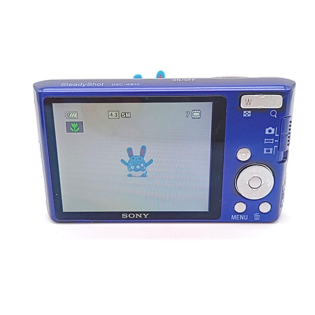 SONY Cyber-shot DSC-W610 コンデジ ブルー ソニー