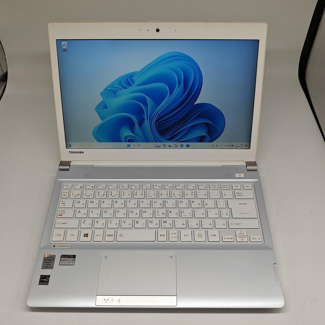 【東芝】R734 高速i7 新品SSD512GB 16GB ホワイト ノートPC