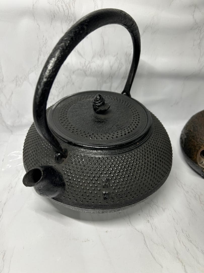 南部鉄器 鋳鉄製 鉄瓶 5個 セット まとめ売り 作者不明 茶道具 詳細不明