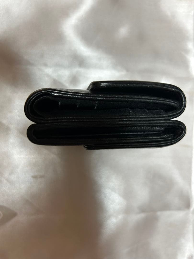 CHANEL カメリア　財布　ココマーク　ラムスキン　箱　証明カードあり